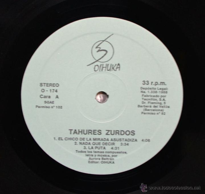 Discos de vinilo: Lote de 2 Vinilos - TAH&Uacute;RES ZURDOS - Foto 8