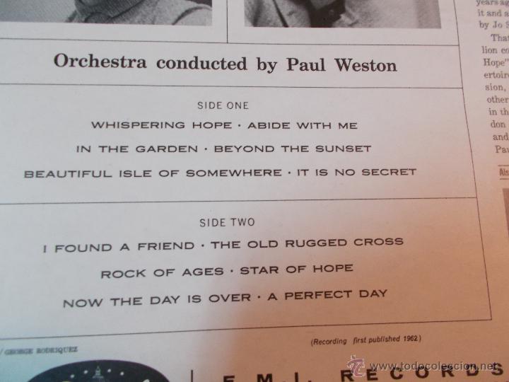 Discos de vinilo: JO STAFFORD.DORDON MACRAE. WHISPERING HOPE. - Foto 2