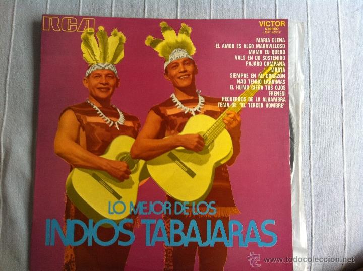 Discos de vinilo: LP INDIOS TABAJARAS-LO MEJOR DE.. - Foto 1