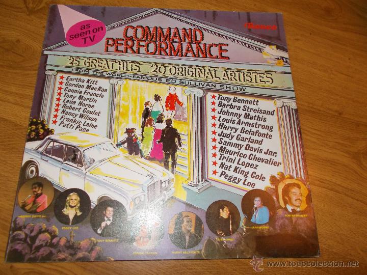 Discos de vinilo: COMAND PERFORMANCE. 25 GREAT HITS  20 ORIGINAL ARTISTES - Foto 1