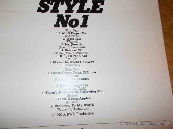 Discos de vinilo: SMASH HITS COUNTRY STYLE N&ordm; 1 - Foto 2