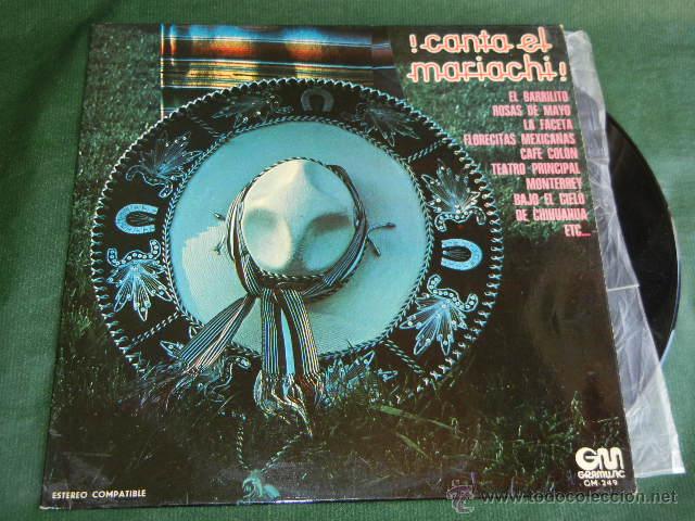 Disques de vinyle: CANTA EL MARIACHI (DE SILVESTRE VARGAS) - GRAMUSIC GM-249 1973