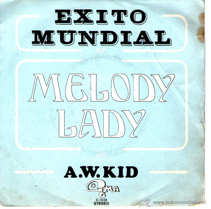 Discos de vinilo: A. W. KID - MELODY LADY - Foto 1