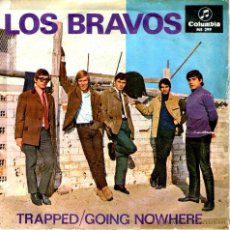 Discos de vinilo: LOS BRAVOS - TRAPPED. Lote 47277785