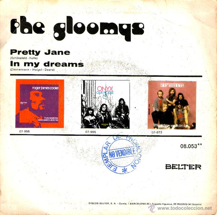 Discos de vinilo: THE GLOOMYS / PRETTY JANE - Foto 2