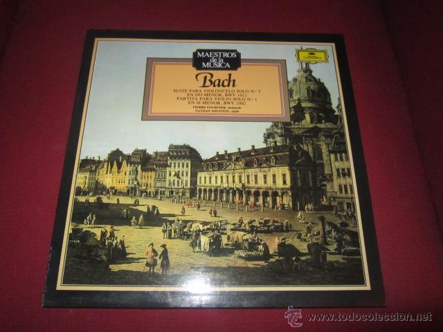 Discos de vinilo: BACH. MAESTROS DE LA MUSICA. - Foto 1