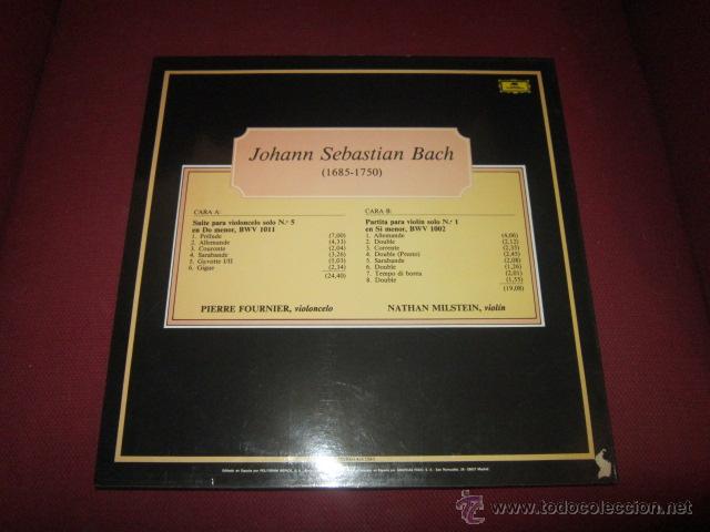 Discos de vinilo: BACH. MAESTROS DE LA MUSICA. - Foto 2
