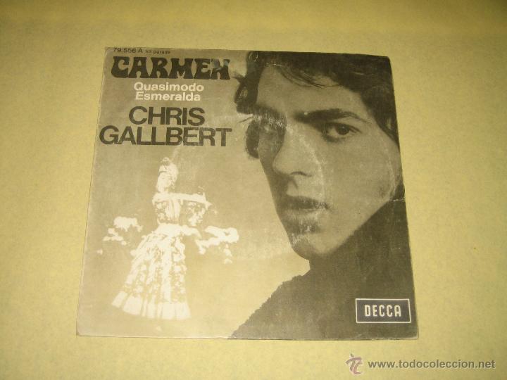 Discos de vinilo: CHRIS GALLBERT - ED. FRENCH 1970 - Foto 1