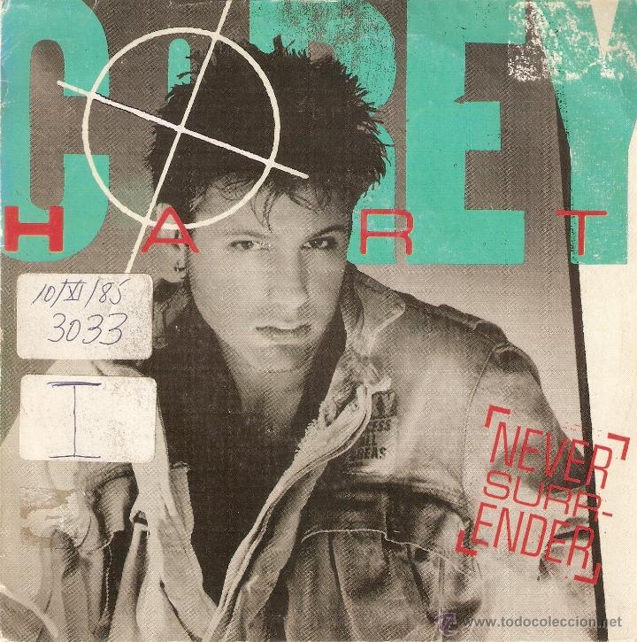 Discos de vinilo: Vendo Single de Corey Hart (Never surrender), A&ntilde;o 1985. - Foto 1