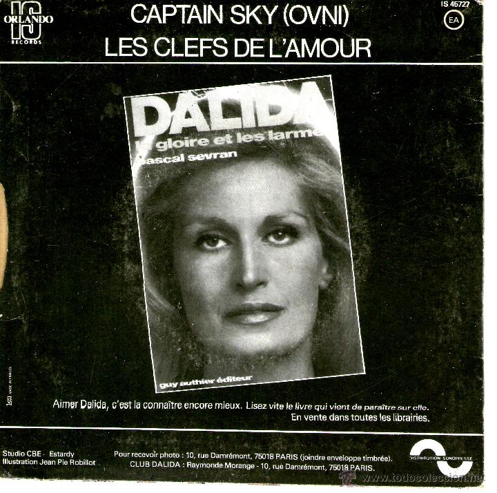 Discos de vinilo: DALIDA CAPTAIN SKY - Foto 2