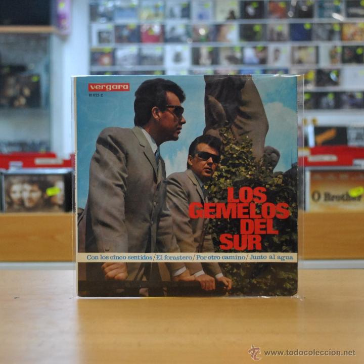 Discos de vinilo: LOS GEMELOS DEL SUR - CON LOS CINCO SENTIDOS + 3 - EP - Foto 1