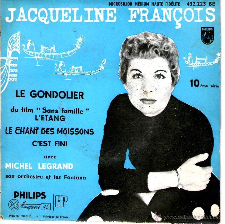 Discos de vinilo: JACQUELINE FRANCOIS LE GONDOLIER - Foto 1