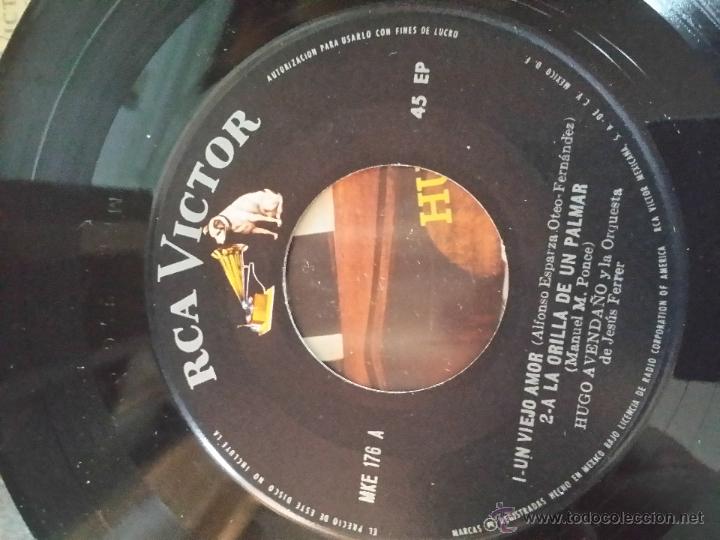 Discos de vinilo: HUGO AVENDA&Ntilde;O - UN VIEJO AMOR - Foto 3