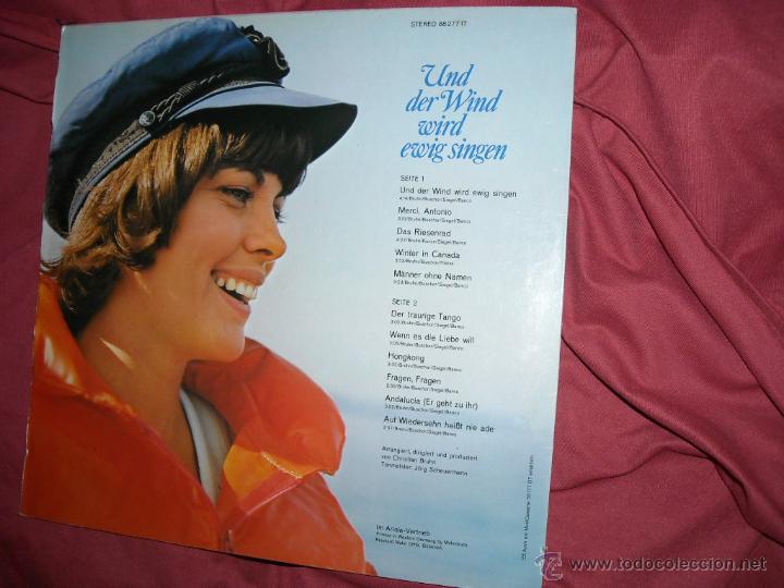 Discos de vinilo: MIREILLE MATHIEU LP WIND DER WIND WIRD EWIG SINGEN 8827711 ARIOLA GER - Foto 2