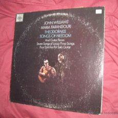 Discos de vinilo: MARIA FARANDOURI JOHN WILLIAMS LPTHEODORAKIS-LORCA-SONGS OF FREEDOM 1974 USA 