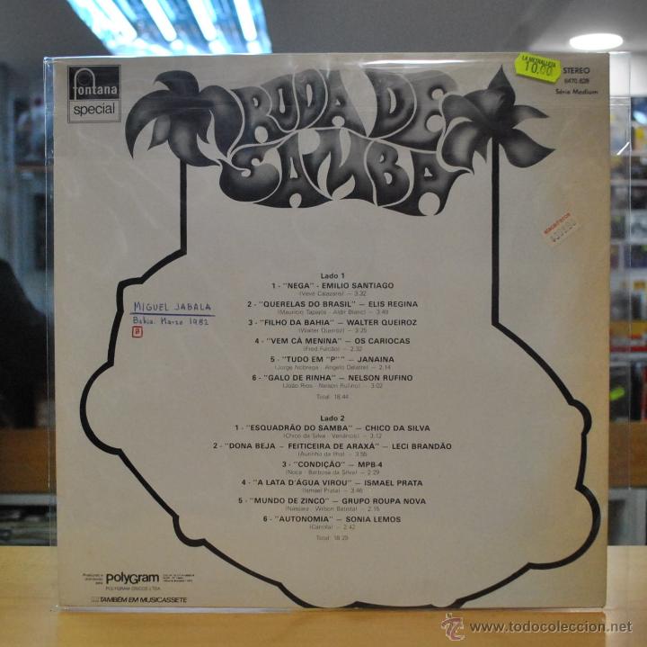 Discos de vinilo: VARIOS - RODA DE SAMBA - VOL. 8 - LP - Foto 2
