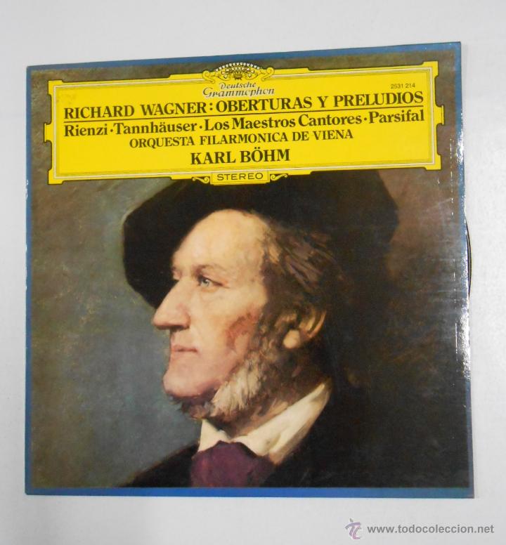Discos de vinilo: RICHARD WAGNER - OBERTURAS Y PRELUDIOS. tdkdA4 - Foto 1