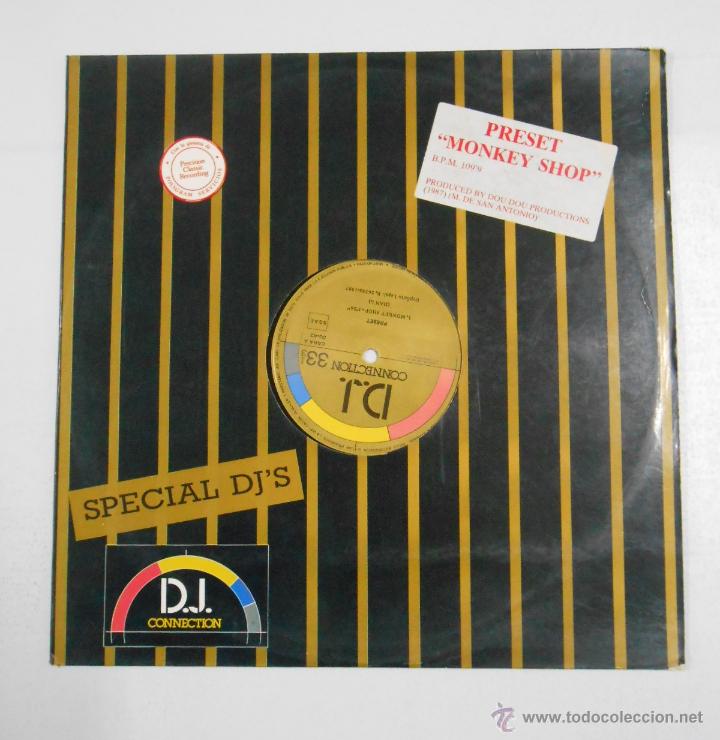 Discos de vinilo: SPECIAL DJS. PRESET MONKEY SHOP. TDKDA5 - Foto 1