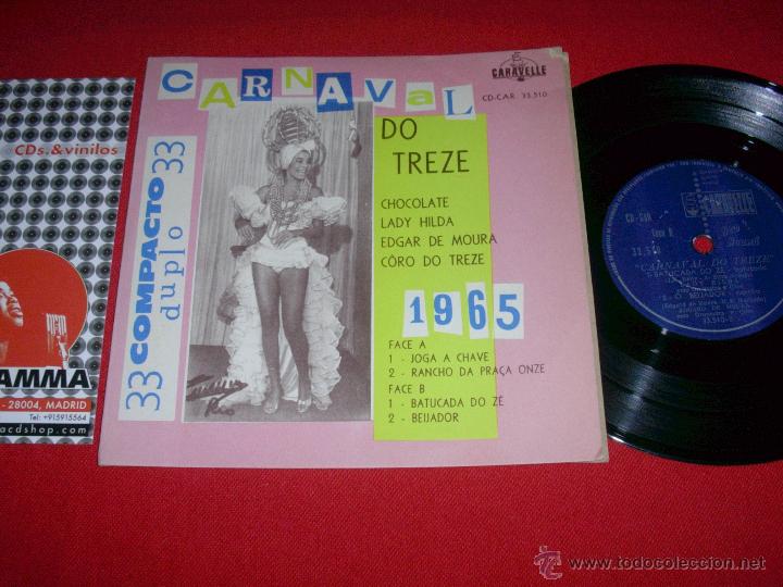 Dischi in vinile: CORO DE TREZE COM ORQUESTRA  carnaval do treze joga a chave caravelle  brasil  ep