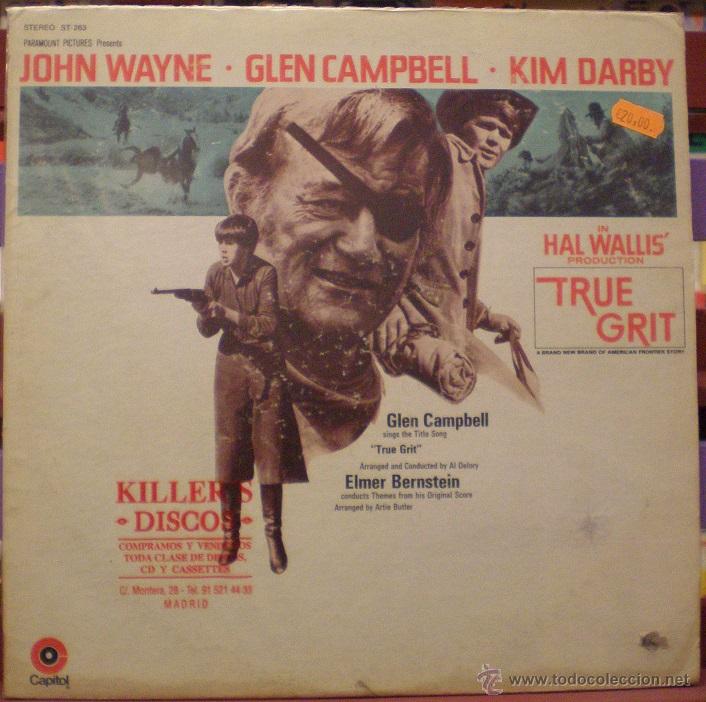 Discos de vinilo: True Grit - Glen Campbell - Elmer Bernstein - Foto 1
