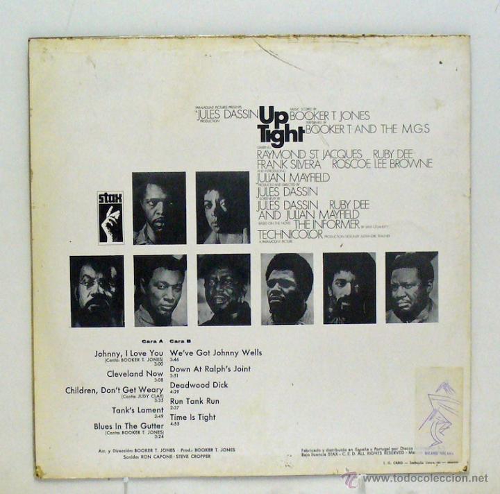 Discos de vinilo: Varios - Up Tight (LP Vinilo. BSO. Original 1969) - Foto 2