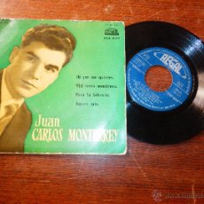 Discos de vinilo: JUAN CARLOS MONTERREY DI QUE ME QUIERES AMORE MIO MIL VECES REGAL 1959 EP BUEN ETSADO COMPROBADO. Lote 47466944