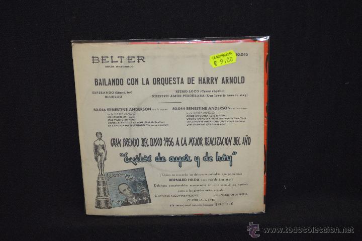 Discos de vinilo: BAILANDO CON LA ORQUESTA DE HARRY ARNOLD - ESPERANDO + 3 - EP - Foto 2