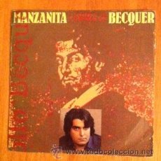 Discos de vinilo: MANZANITA CANTA A BECQUER - 1983. Lote 47476056