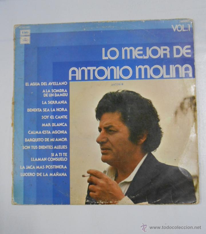 Dischi in vinile: LO MEJOR DE ANTONIO MOLINA VOL 1. VOLUMEN 1. TDKDA35