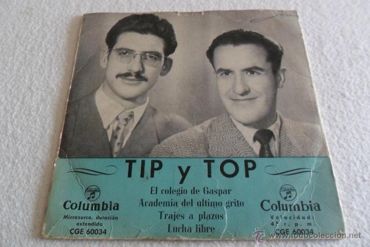 Discos de vinilo: TIP Y TOP - EL COLEGIO DE GASPAR + 3 EP - Foto 1