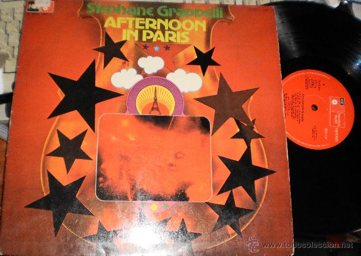 Discos de vinilo: STEPHANE GRAPPELLI lp AFTERNOON IN PARIS.espa&ntilde;a 1975 - Foto 1