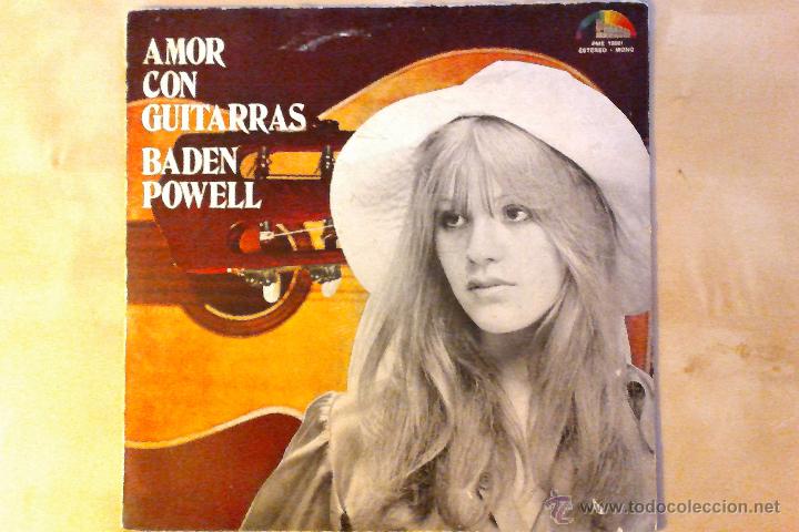 Disques de vinyle: BADEN POWELL -AMOR CON GUITARRAS- LP 1973 PARNASO RECORD ARGENTINA