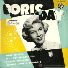 Discos de vinilo: DORIS DAY EP SELLO PHILIPS AÑO 1958 EDITADO EN ESPAÑA. Lote 47496591