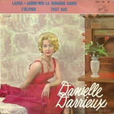 Discos de vinilo: DANIELLE DARRIEUX EP SELLO LA VOZ DE SU AMO EDITADO EN FRANCIA. Lote 47496676