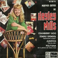 Discos de vinilo: HAYLEY MILLS EP SELLO HISPAVOX EDITADO EN ESPAÑA AÑO 1962. Lote 47496761