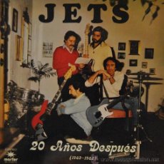 Discos de vinilo: LOS JETS - 20 AÑOS DESPUES - LP MUY RARO EN DIRECTO DE 1982