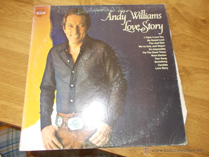 Discos de vinilo: ANDY WILLIAMS LOVE STORY - Foto 1