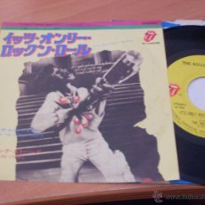 Discos de vinilo: THE ROLLING STONES (IT'S ONLY ROCK 'N' ROLL + 1 ) SINGLE JAPON P- 1333S 1974 MEGA RARE(VG+/NM)((EPI2