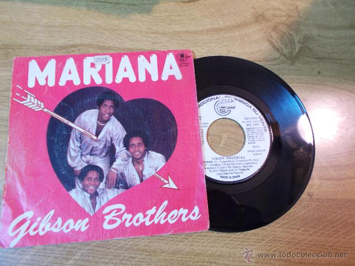 Discos de vinilo: GIBSON BROTHERS. MARIANA - Foto 1