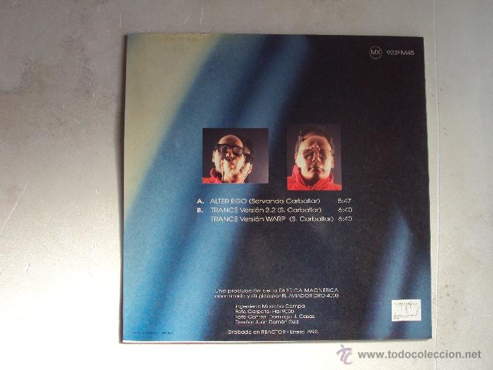 Discos de vinilo: AVIADOR DRO 4000, ALTER EGO. MAXI SINGLE 1992 - Foto 2 - 47530199