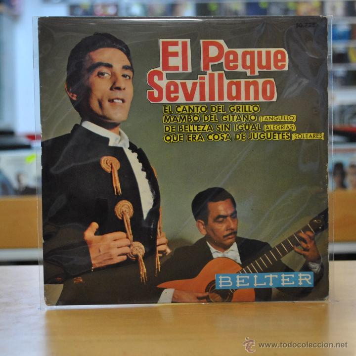 Discos de vinilo: EL PEQUE SEVILLANO - EL CANTO DEL GRILLO - + 3 - EP - Foto 1