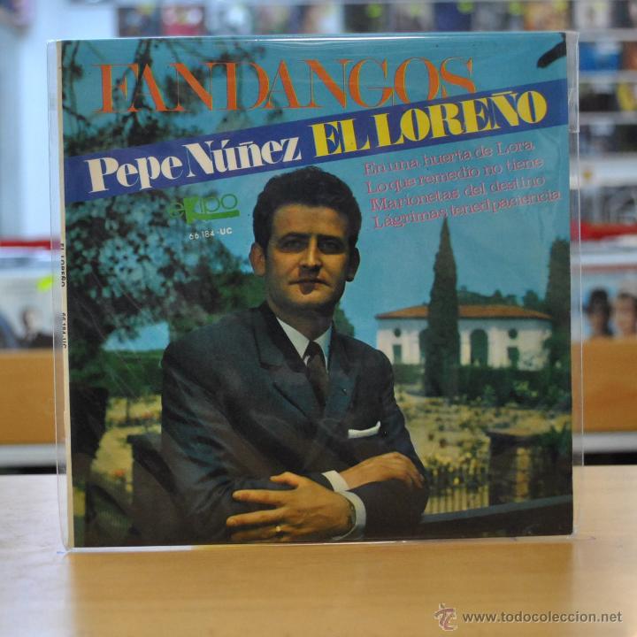 Discos de vinilo: PEPE NU&Ntilde;EZ EL LORE&Ntilde;O - EN UNA HUERTA DE LORA - + 3 - EP - Foto 1