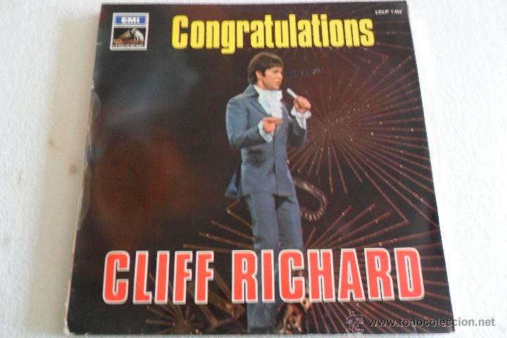 Discos de vinilo: CLIFF RICHARD - CONGRATULATIONS 1968 - Foto 1