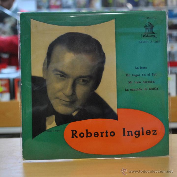 Discos de vinilo: ROBERTO INGLEZ Y SU ORQUESTA - LA BOTA + 3 - EP - Foto 1