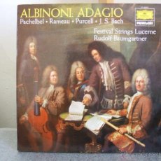 Discos de vinilo: ALBINONI ADAGIO, SELECCION DE MUSICA BARROCA / DEUTSCHE GRAMMOPHON PRIVILEGE / LP 1976