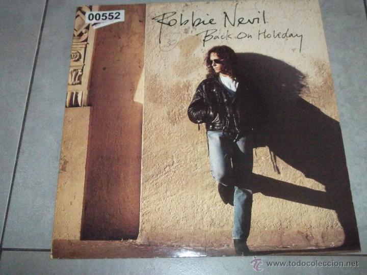 Discos de vinilo: ROBBIE NEVIL - BACK ON HOLIDAY - MAXI - Foto 1