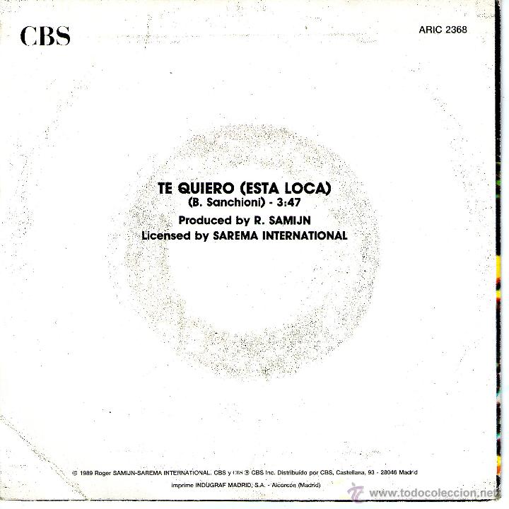 Discos de vinilo: PEDRO RAMON - TE QUIERO - Foto 2