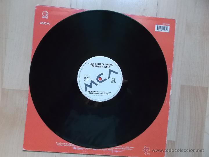 Discos de vinilo: SLASH & MARTA SANCHEZ OBSESSION 1996 - Foto 3