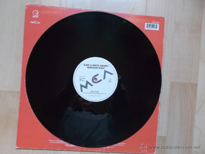 Discos de vinilo: SLASH & MARTA SANCHEZ OBSESSION 1996 - Foto 4