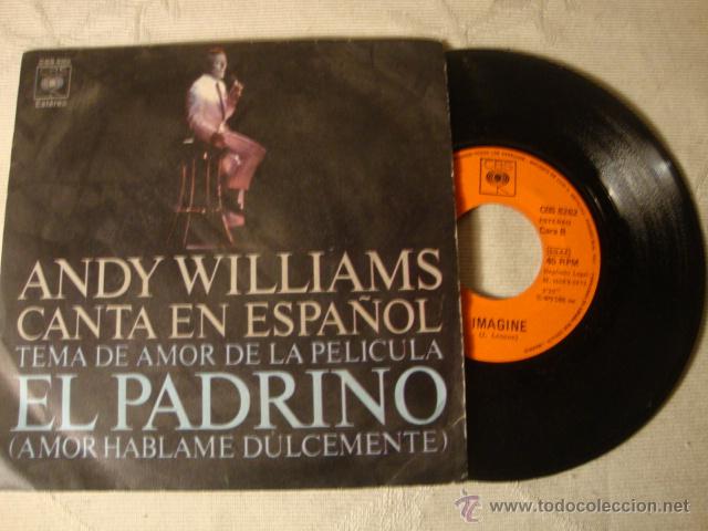 Discos de vinilo: DISCO SINGLE ORIGINAL VINILO ANDY WILLIAMS - Foto 1